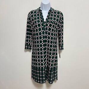 Donna Morgan Stitch Fix Marlow Jersey Dress Pink and Green NWT Size 2P
